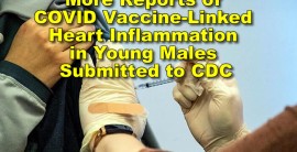 More Reports of COVID Vaccine-Linked Heart Inflammation in Young Males Submitted to CDC