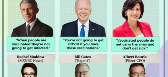 Politicians, Public figures lied about vaccinations? Did they, really???