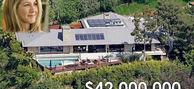 Jennifer Aniston’s home selling for $42 million