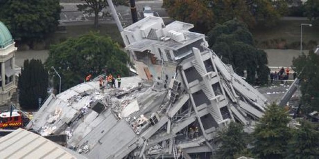 65 dead in earthquake in New Zealand (numbers could double)