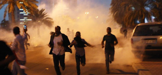 Violence raging in Bahrain… Libya