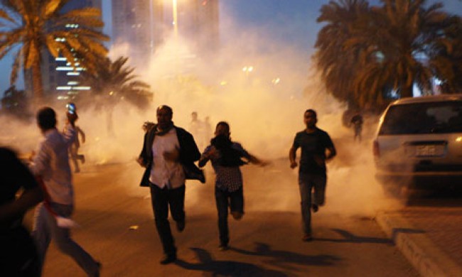 Violence raging in Bahrain… Libya