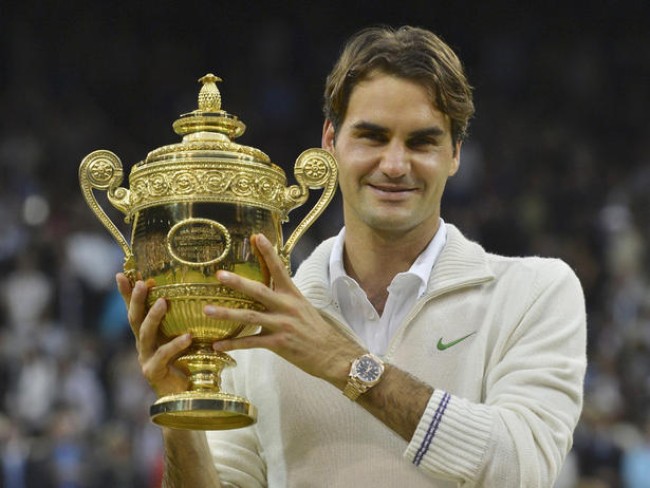 Federer winner of 2012 Wimbledon