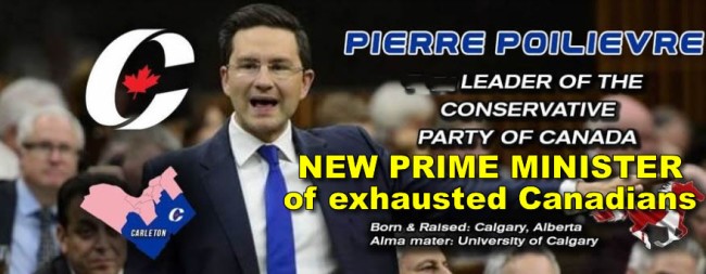 Page is turning: Pierre Poilievre to REPLACE CRIME minister of Canada Tyrant Trudeau