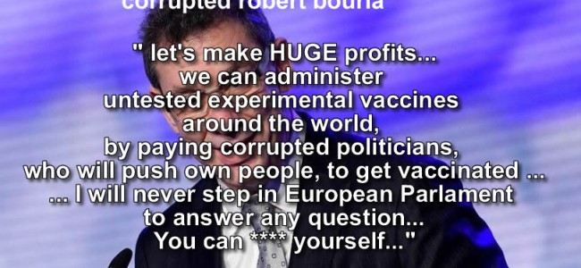 Corrupted pfizer CEO albert bourla sh*ts on EU, by refusing to answer European Parliament questions