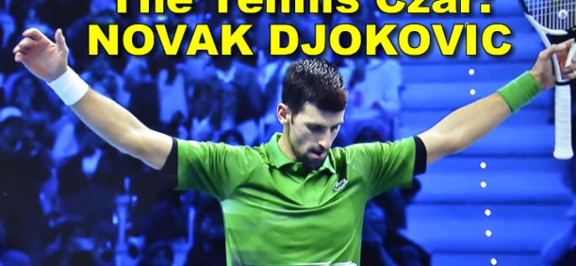 The Tennis Czar, Djokovic wins record-equaling ATP Finals title
