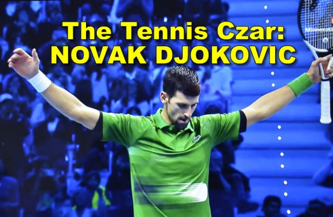The Tennis Czar, Djokovic wins record-equaling ATP Finals title