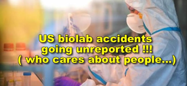 US biolab accidents going unreported – The Intercept