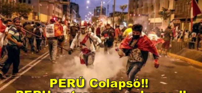 PERU  Collapsed !!