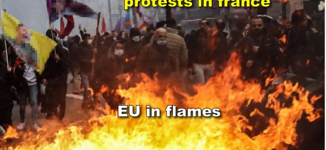 Kurdish protest In France, protests in Paris shooting turns violent