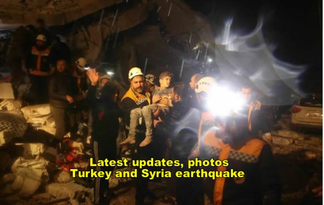 Latest photos on Turkey and Syria earthquake 2023