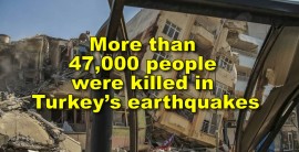 More than 47,000 people were killed in Turkey’s earthquakes — Erdogan