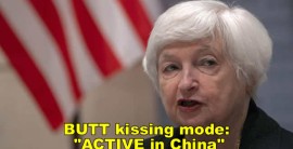 Butt kissing mode: Treasury secretary explains why US can’t break ties with China