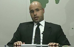 gadafi's-son-onTV-latest-news-libya-protests-2011